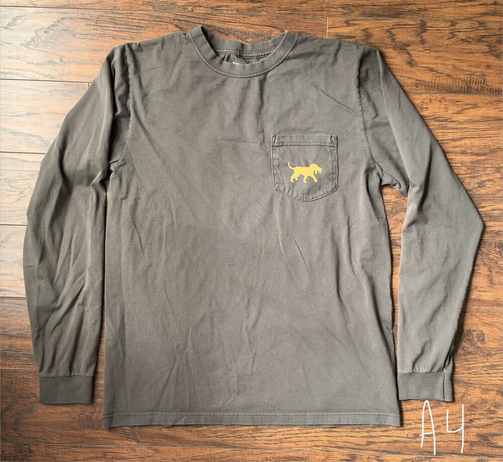 Back Down South Clothing Co Mallard Duck Hunting Long Sleeve Pocket Tee Men’s M